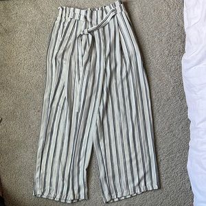 Zara basic striped pants